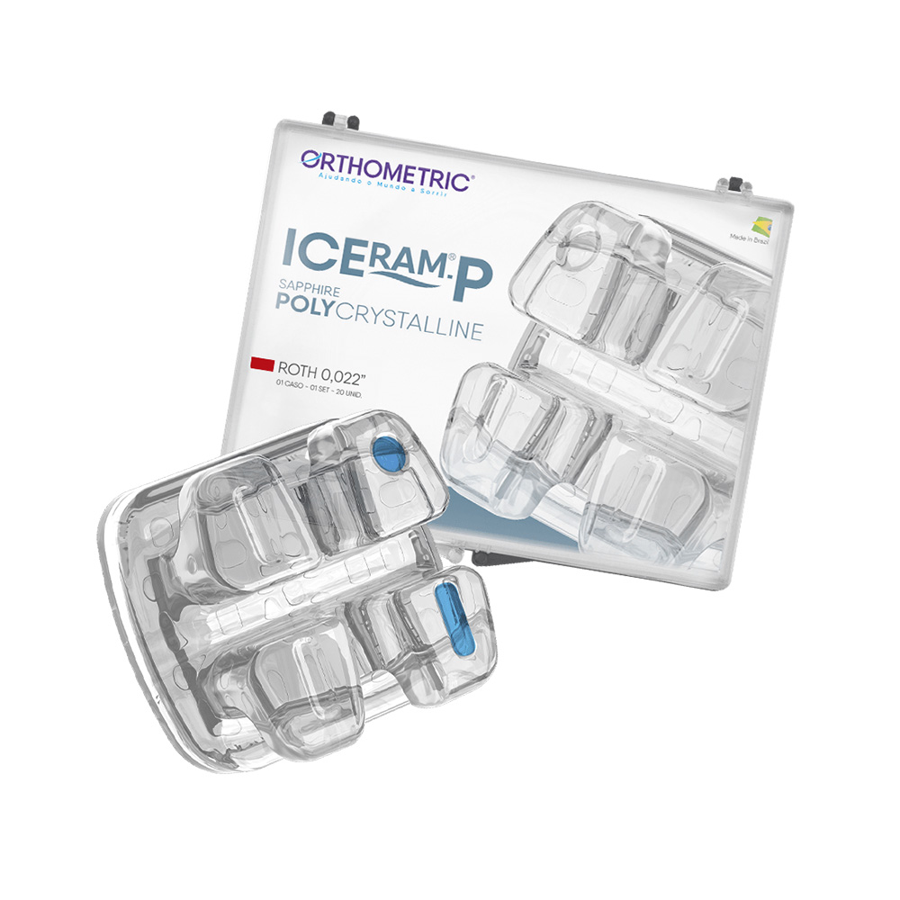 ICEramP Saphire (ROTH) ICERam-P Roth .022 (Polikristallik Breket)